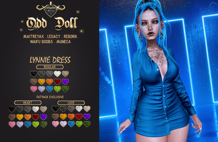Odd Doll. Lynnie Dress Demo Muneca