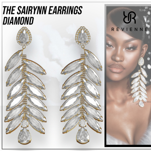 Revienne: The Sairynn Earrings [DIAMOND]