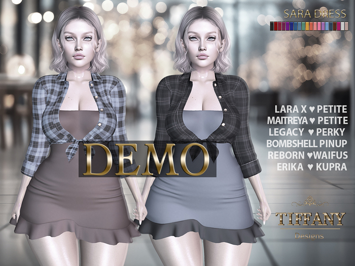 ::TD:: Sara Dress [Mesh] DEMO + Lara X