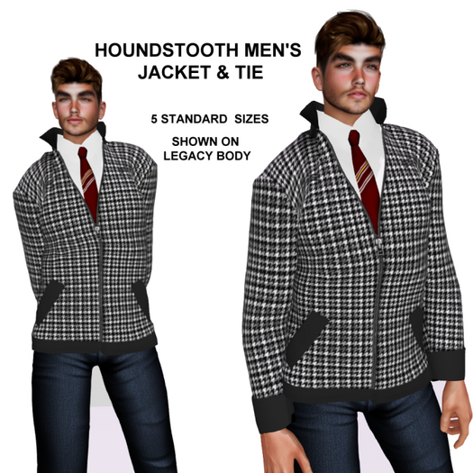 DEMO MENS HOUNDSTOOTH JACKET 