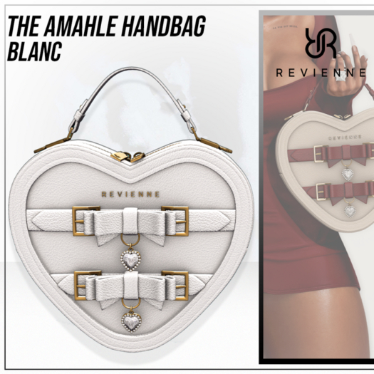Revienne: The Amahle Handbag [BLANC]