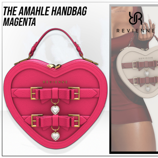 Revienne: The Amahle Handbag [MAGENTA]