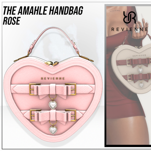 Revienne: The Amahle Handbag [ROSE]