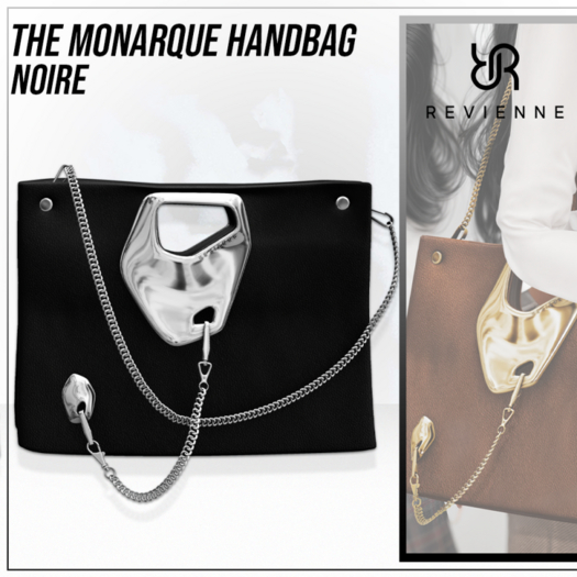 Revienne: The Monarque Handbag [NOIRE]
