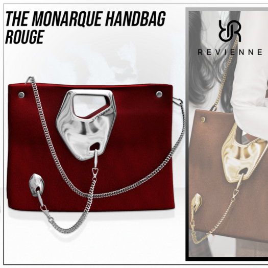 Revienne: The Monarque Handbag [ROUGE]