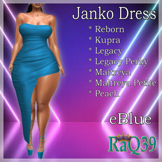 [R39] Janko Dress-eBlue