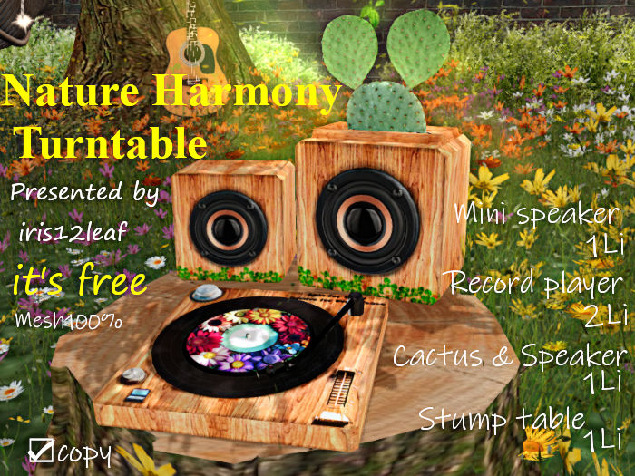 Nature Harmony Turntable set