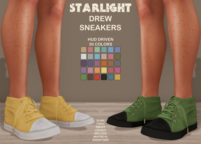 :: SA ::  Drew - Sneakers with HUD - Flat