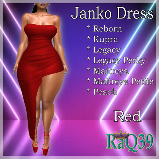 [R39] Janko Dress-Red