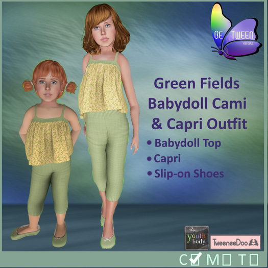 *BT* Green Fields Top & Capri Set  - Boxed  2.0