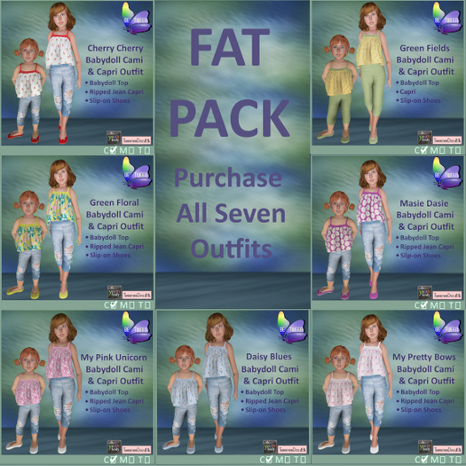 *BT* Fat Pack Top & Capri Set -   2.0Boxed