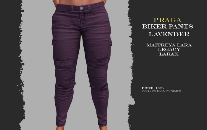 Praga Biker Pants - Lavender