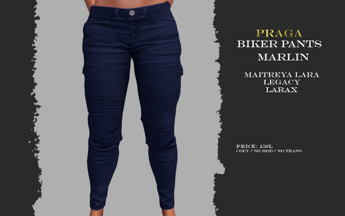 Praga Biker Pants - Marlin