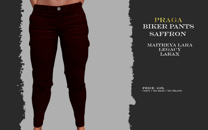 Praga Biker Pants - Saffron
