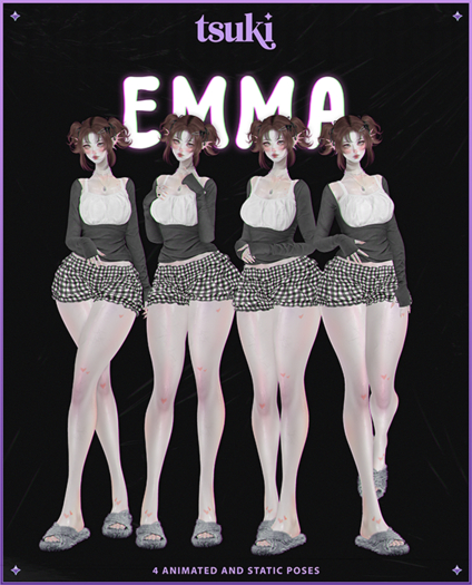 Tsuki // Emma Poses & Anims // FATPACK