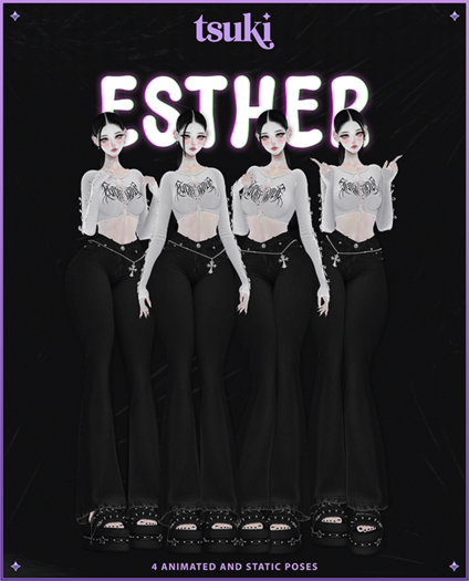 Tsuki // Esther Static & Animated // FATPACK
