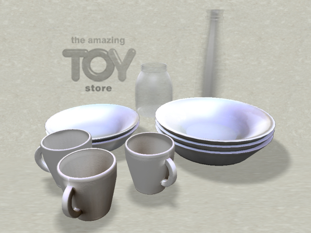 ionic : White  tableware