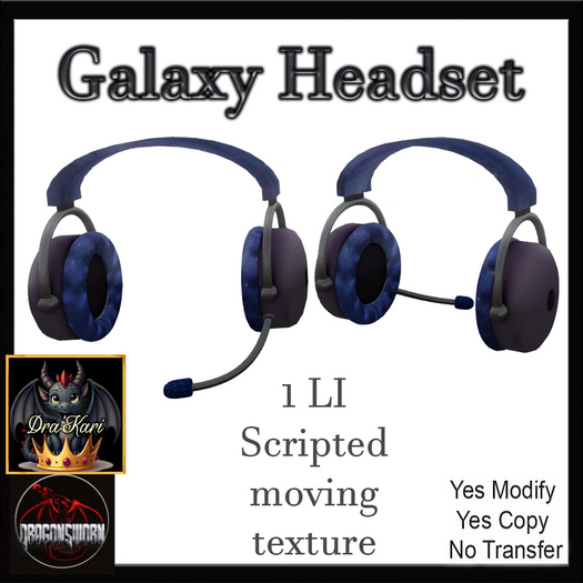 Galaxy Headset (Animated Texture)