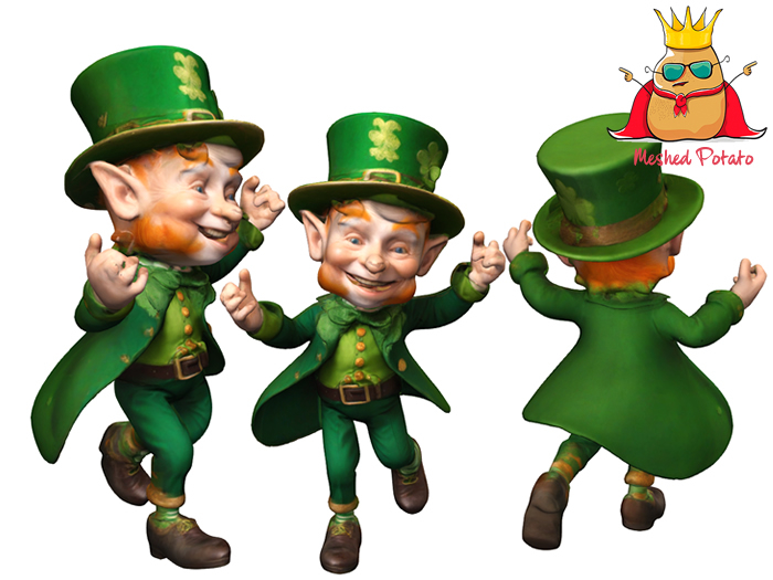 St. Patrick's Day Leprechaun 6 Full Perm