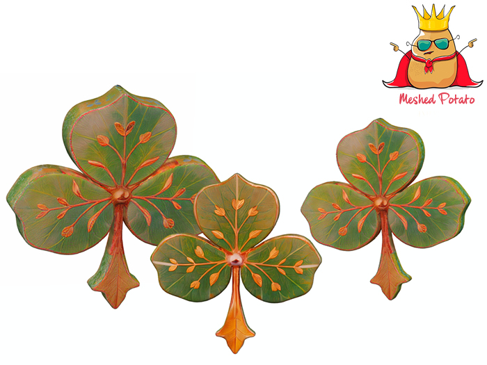 St. Patrick's Day Clover Full Perm