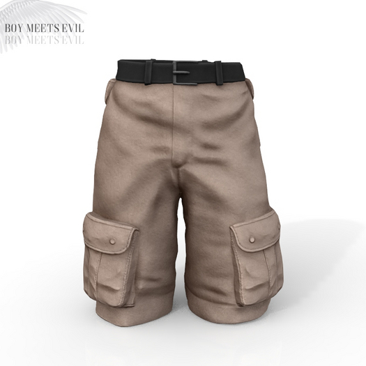 Beige Cargo Shorts Legacy Men