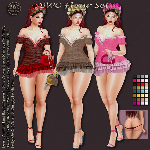 BWC Fleur set - 50% Off! Black Friday Starts