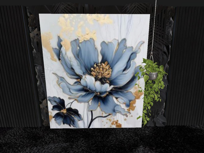 P.P BLUE FLOWER