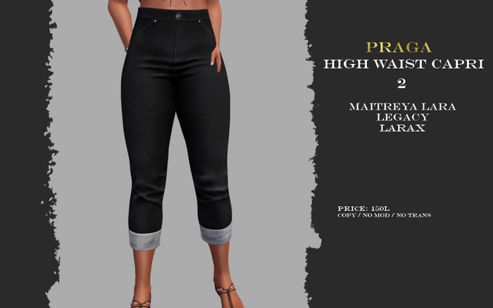 Praga High waist capri - 2