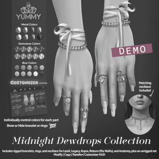 (Yummy) Midnight Dewdrops Collection DEMO