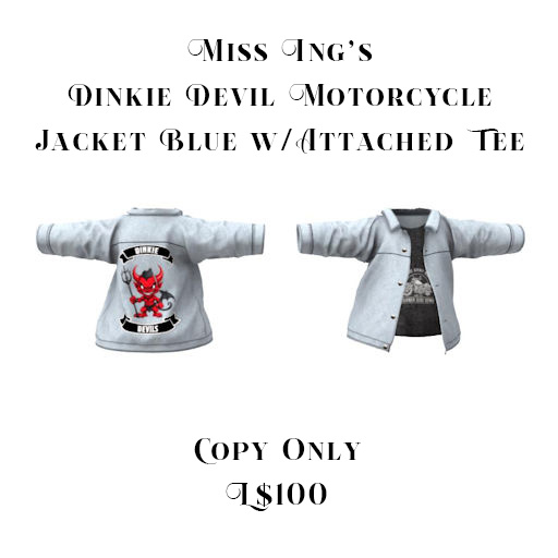 Miss Ing's DD MC Jacket  Blue