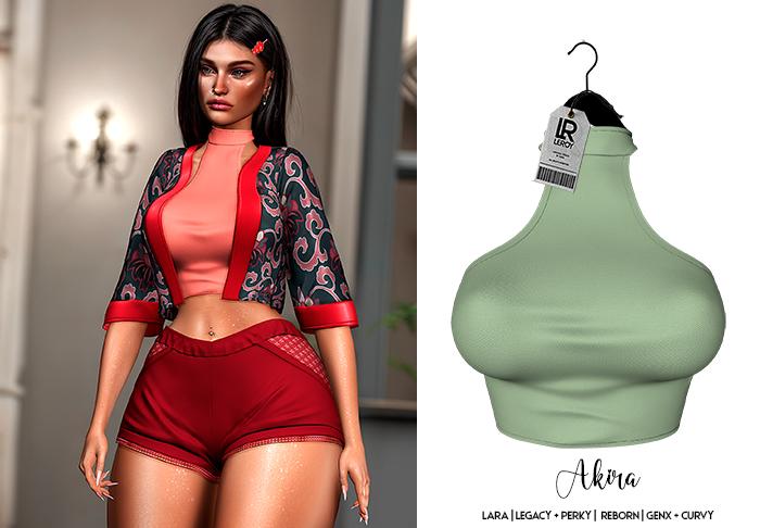 LEROY - Akira Cropped - Jade