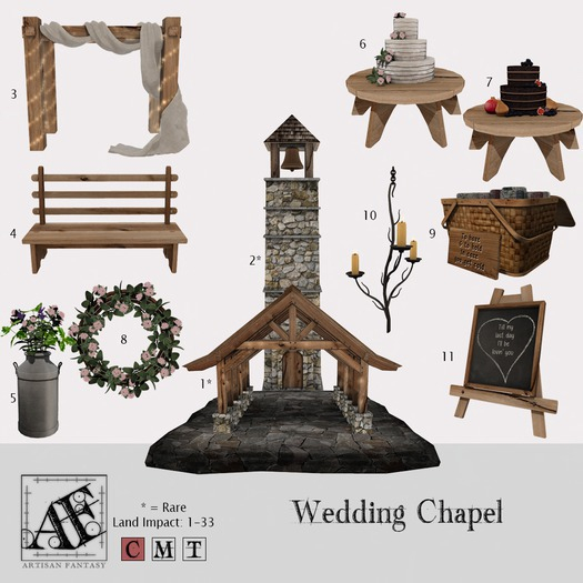 *AF* Wedding Chapel COMPLETE SET