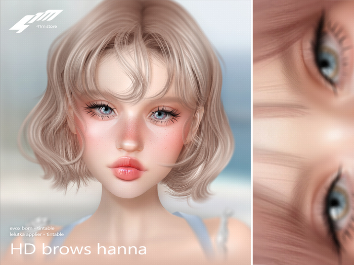 41m / HD Brows Hanna / Lelutka EvoX