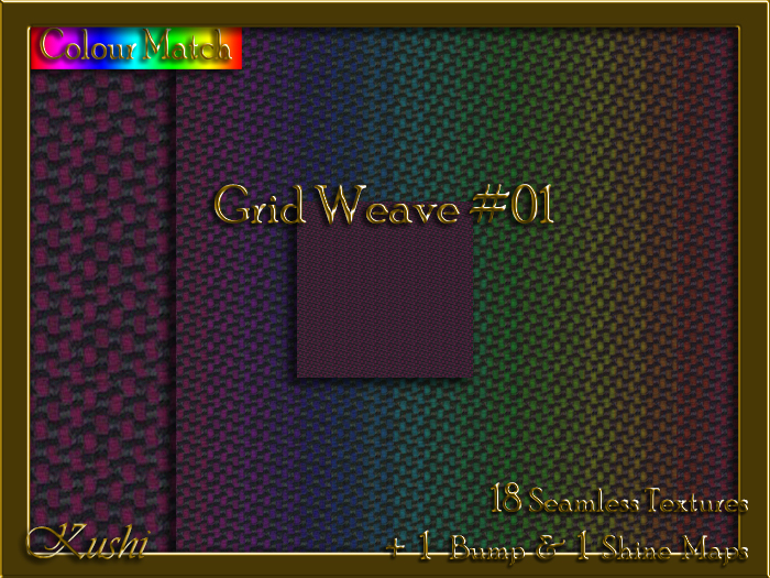 Grid Weave #01 Texture Pack