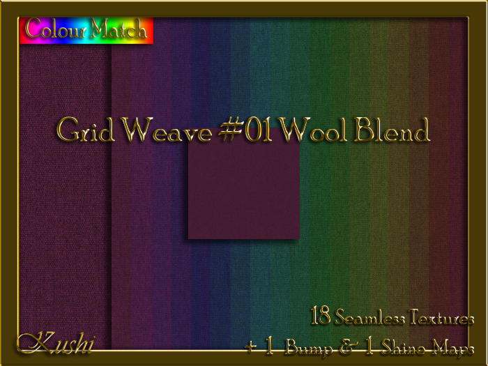 Grid Weave #01 WOOL BLEND Texture Pack