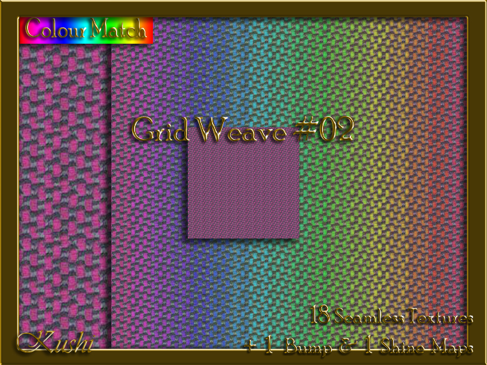 Grid Weave #02 Texture Pack