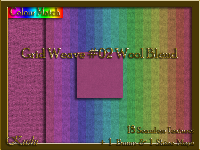 Grid Weave #02 WOOL BLEND Texture Pack