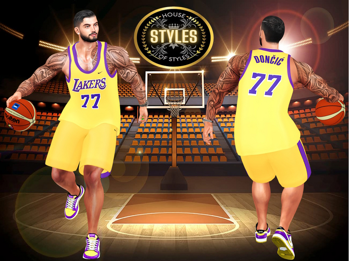 Los Angeles Lakers DONCIC Men's Basketball Jersey