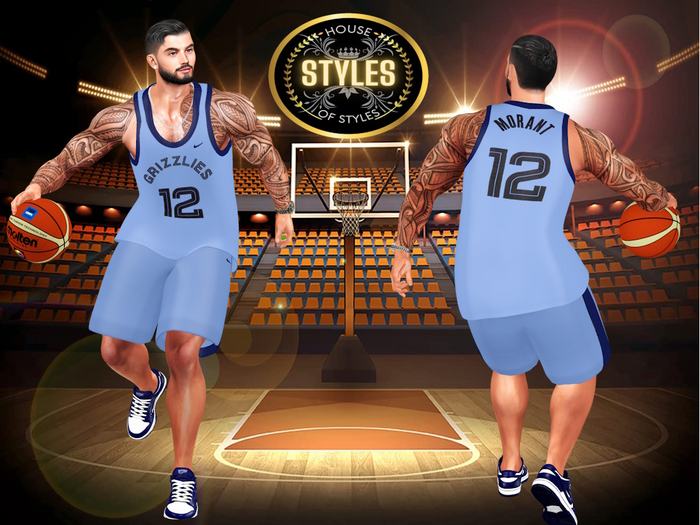 Memphis Grizzlies MORANT Men's Basketball Jersey