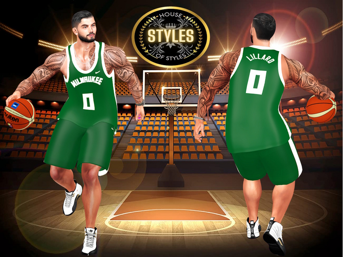 Milwaukee Bucks LILLARD Men's Basketball Jersey