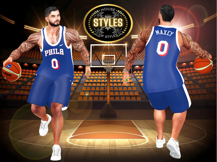 Philadelphia 76ers MAXEY Men's Basketball Jersey