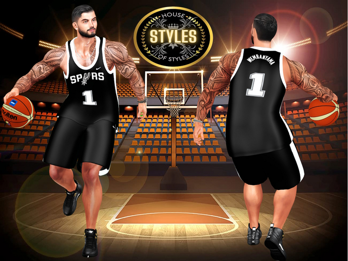 San Antonio Spurs WEMBANYAMA Men's Basketball Jersey