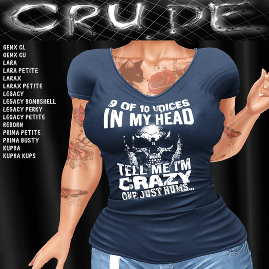 9 out of 10 Voices in my head .Women's T-Shirt (WJS)  <Wear Me>