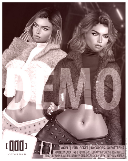 [ADD] Adeli Fur Jacket DEMO