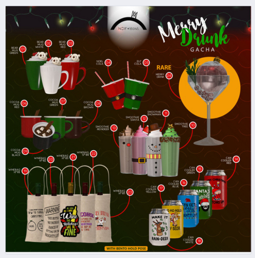 :::NOIR+MIDNA::: Merry Drink - RARE