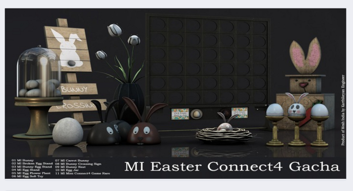 11 MI Mini Connect4 Game Rare