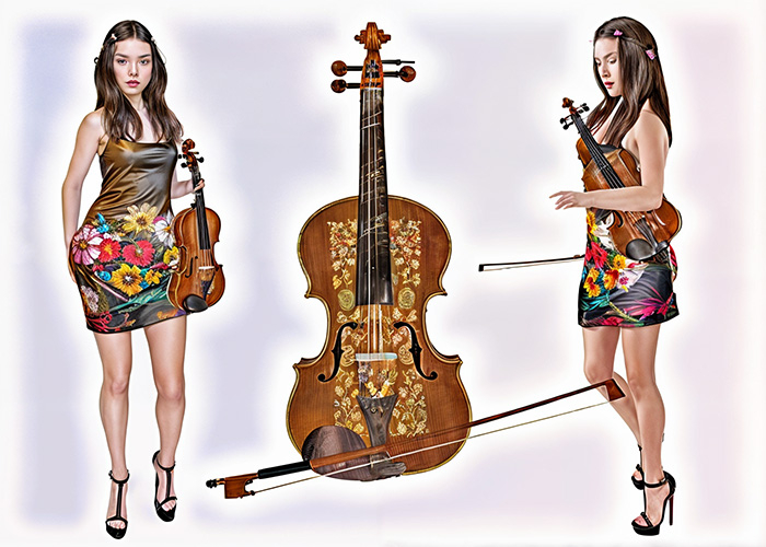 *Heart* - Beautiful Violinist.Set 3