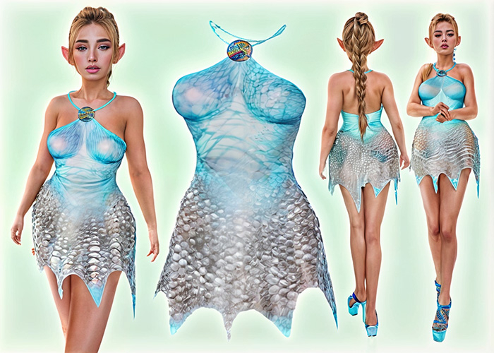 *Heart* - Rybka Dress