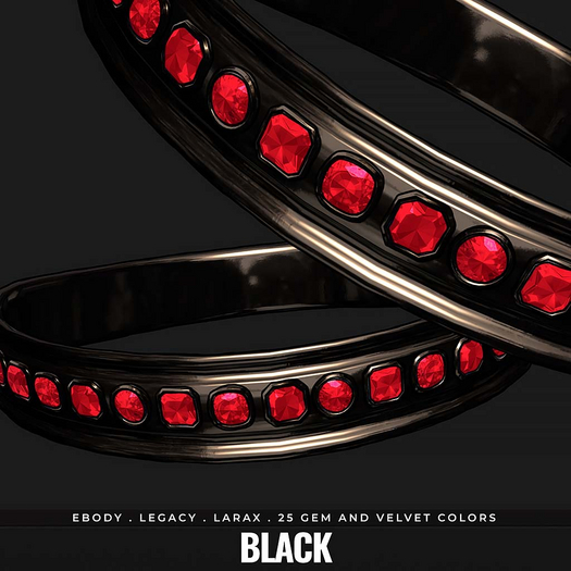 [BL] Ivy choker G&M . black