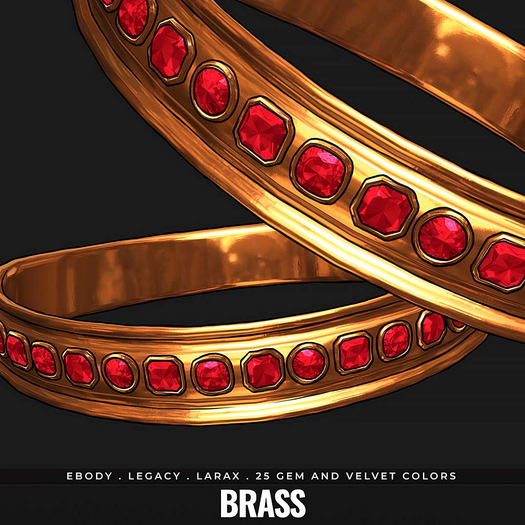 [BL] Ivy choker G&M . brass